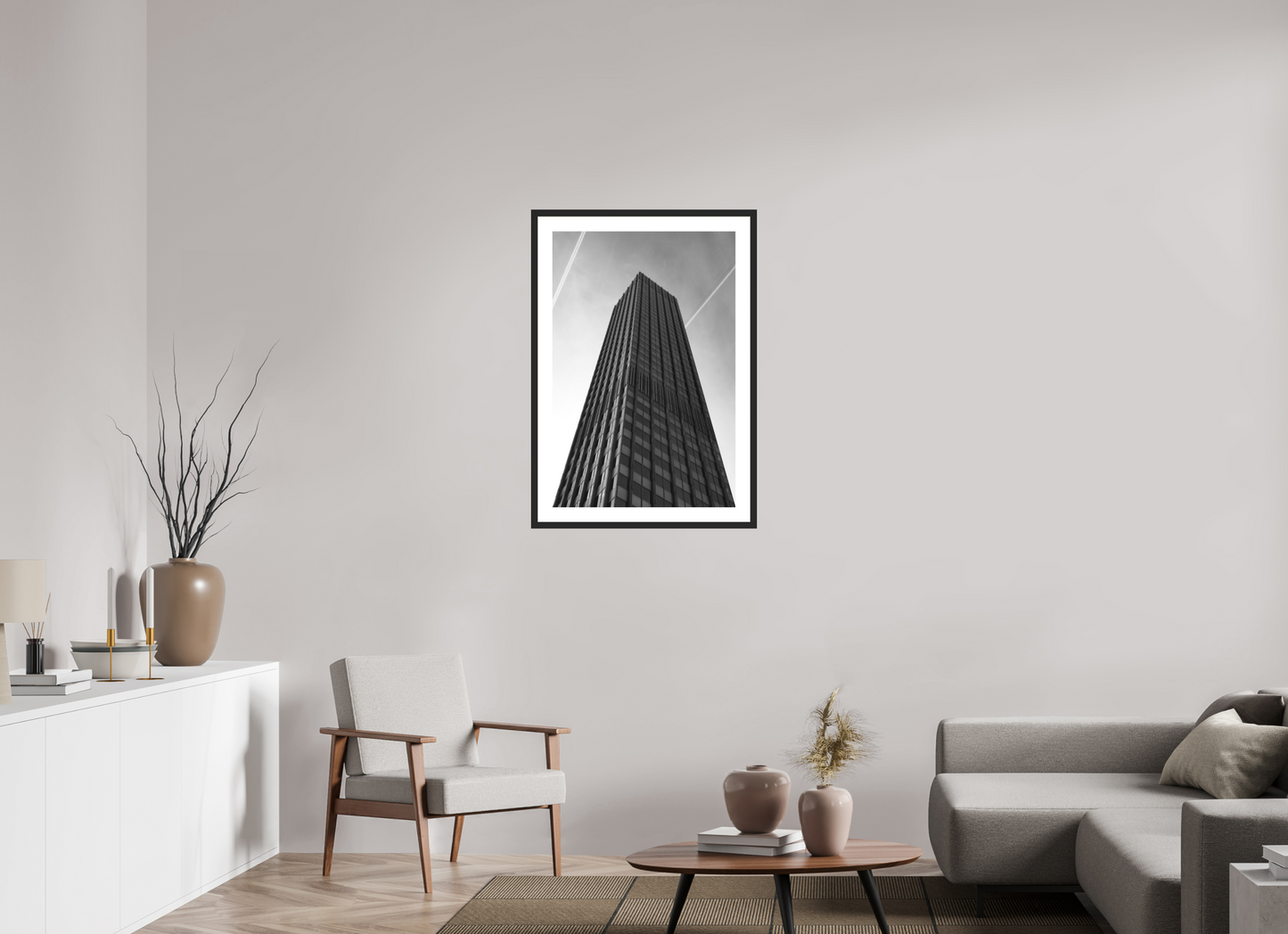 Escort - Schwarzweiß-Architekturotografie - Hochwertiger Abzug in Galeriequalität