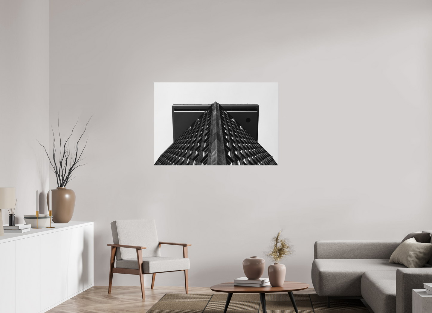 Tabletop - Schwarzweiß-Architekturfotografie - Hochwertiger Abzug in Galeriequalität