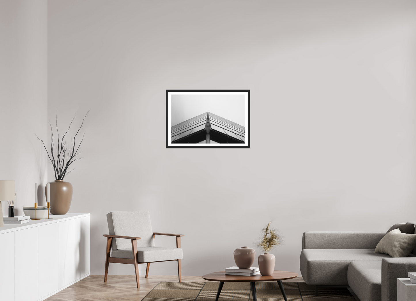 Peak - Schwarzweiß-Architekturfotografie - Hochwertiger Abzug in Galeriequalität
