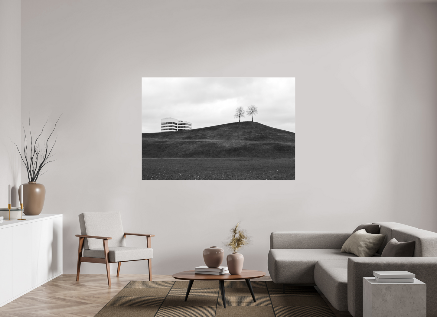 Wave - Schwarzweiß-Fotografie - Hochwertiger Abzug in Galeriequalität