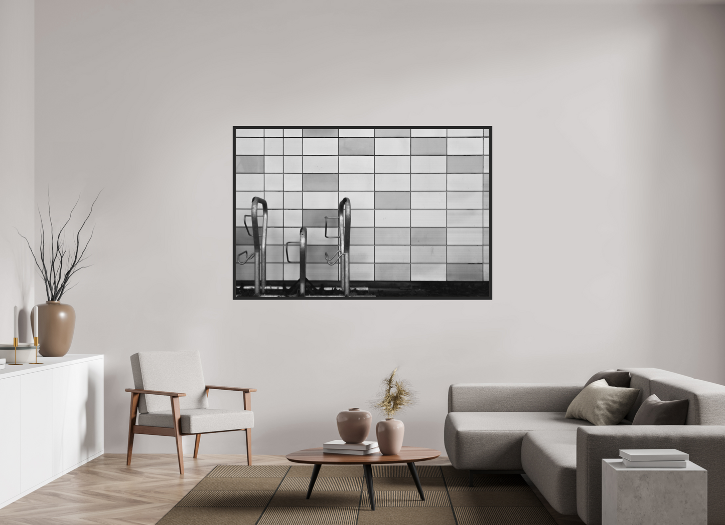 Trident - Schwarzweiß-Fotografie - Hochwertiger Abzug in Galeriequalität