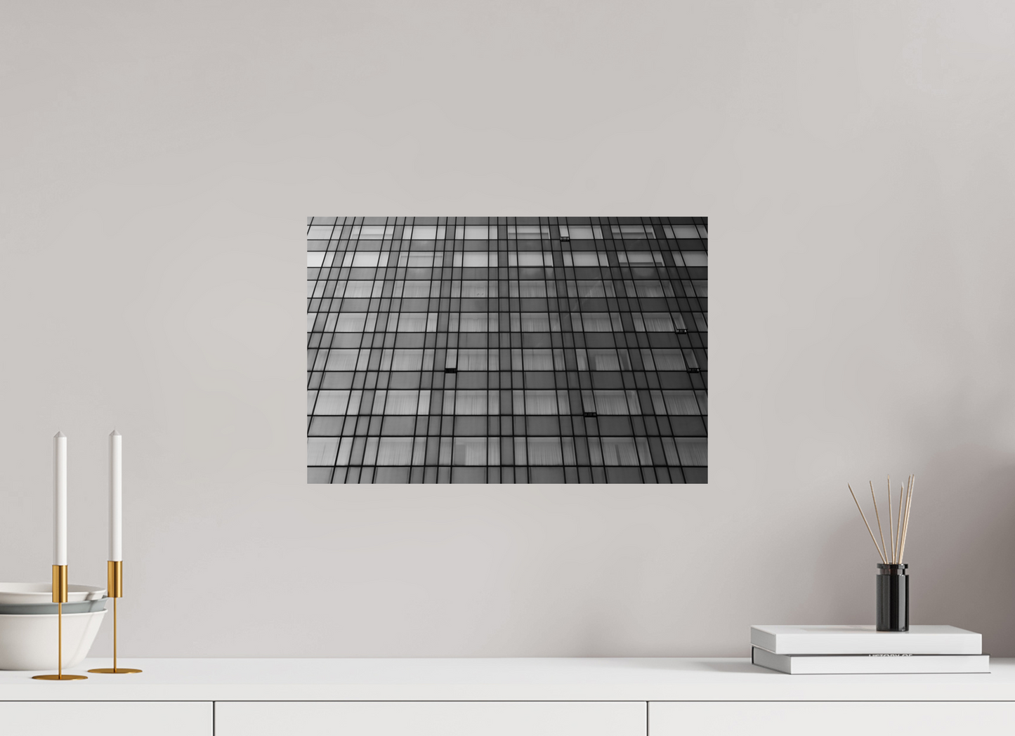 Grid VII - Schwarzweiß-Architekturfotografie - Hochwertiger Abzug in Galeriequalität