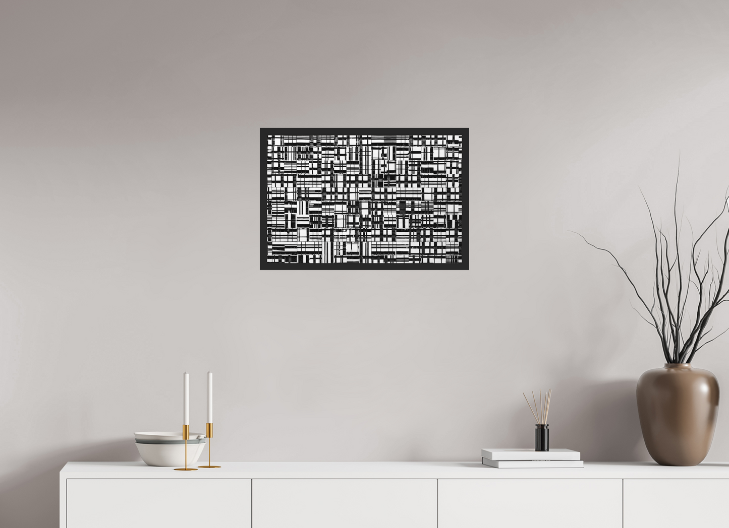 Chaos - Abstrakte Schwarzweiß-Fotografie - Hochwertiger Abzug in Galeriequalität