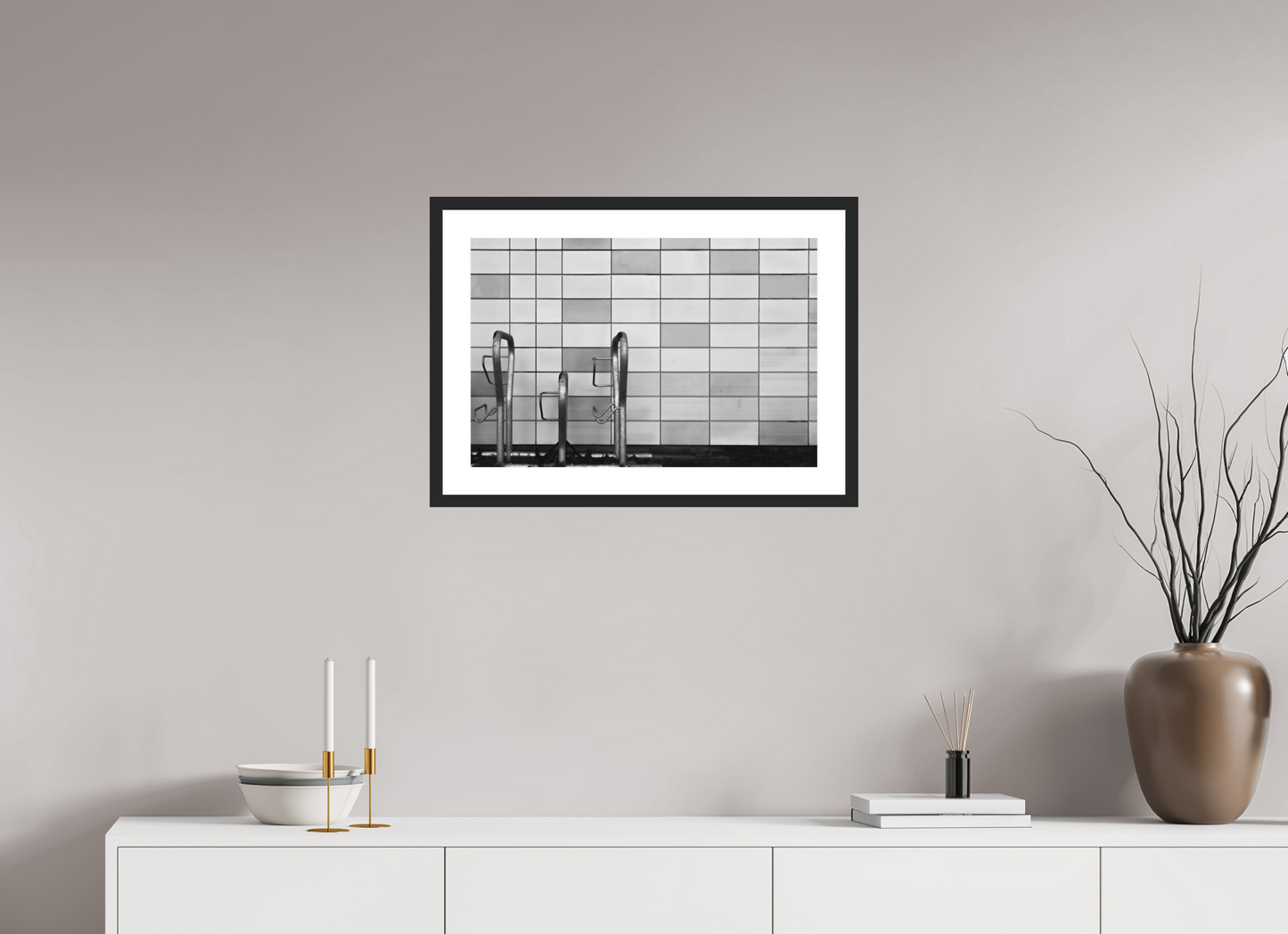Trident - Schwarzweiß-Fotografie - Hochwertiger Abzug in Galeriequalität