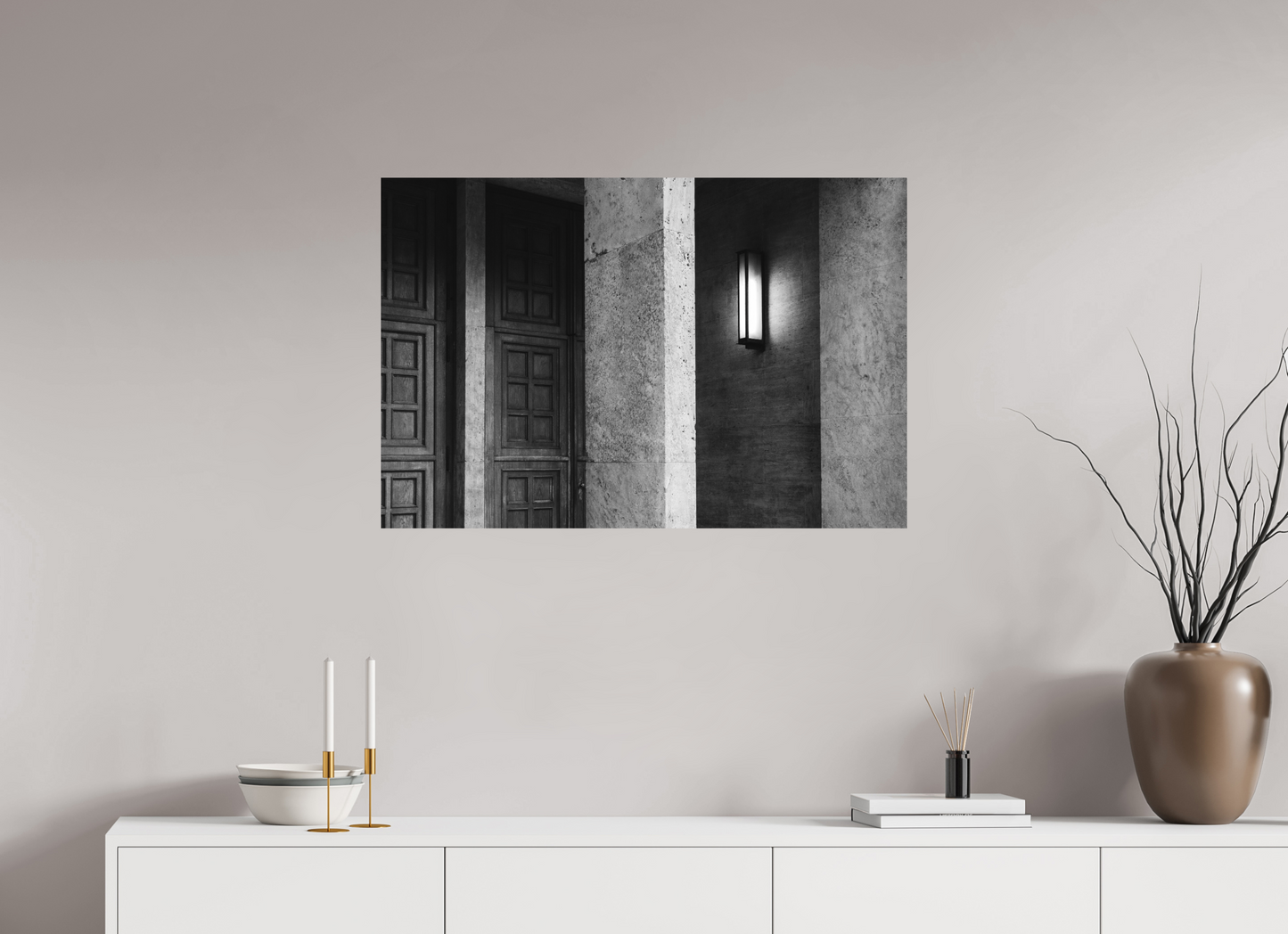 90 x 60 cm, Ilford on Aluminium Beacon - Schwarzweiß-Fotokunst - Hochwertiger Abzug in Galeriequalität