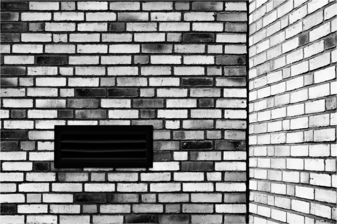 Black Box - Schwarzweiß-Architekturfotografie, Naheinstellung - Hochwertiger Abzug in Galeriequalität
