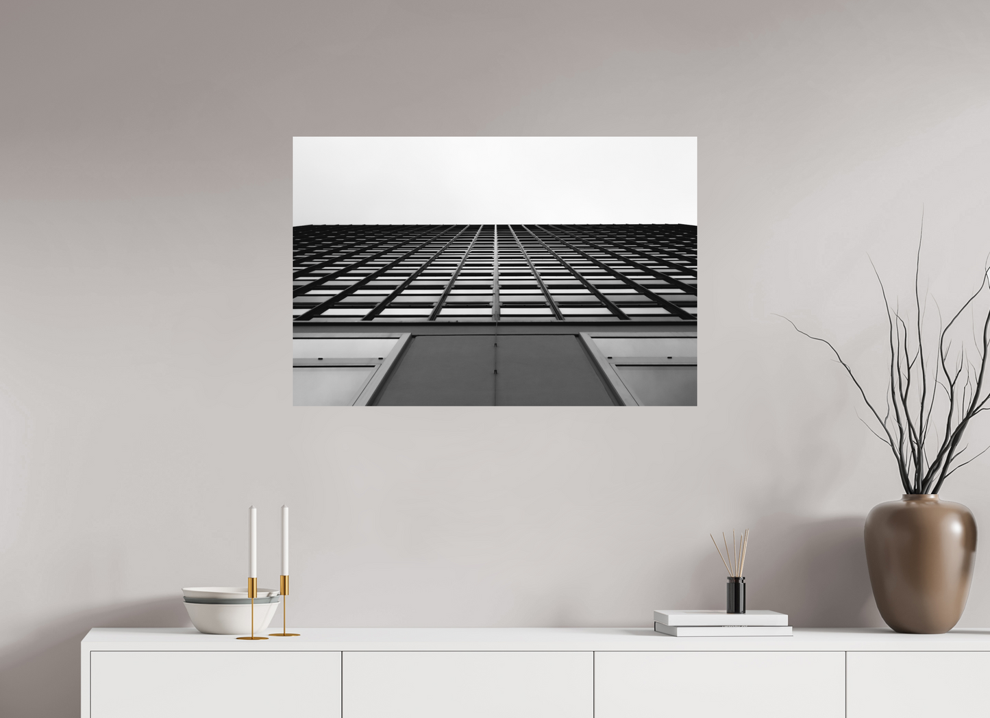 Grid II - Schwarzweiß-Architekturfotografie - Hochwertiger Abzug in Galeriequalität