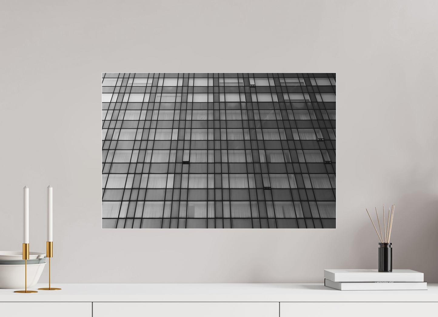 Grid VII - Schwarzweiß-Architekturfotografie - Hochwertiger Abzug in Galeriequalität