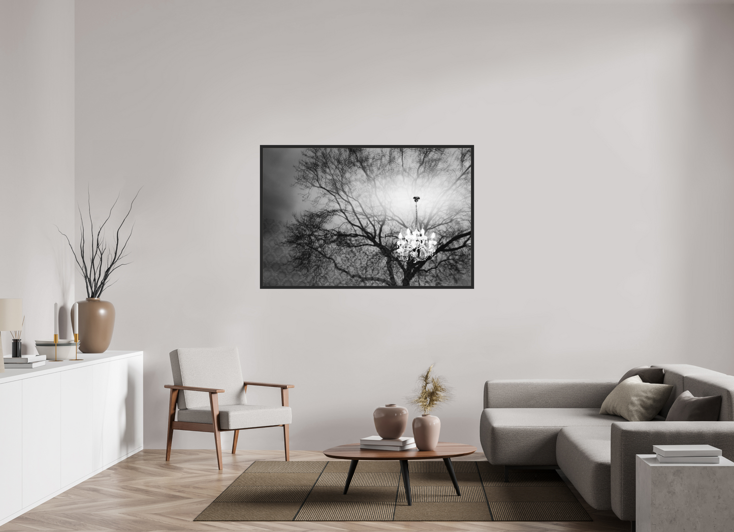 Illusion - Abstrakte Schwarzweiß-Fotografie - Hochwertiger Abzug in Galeriequalität