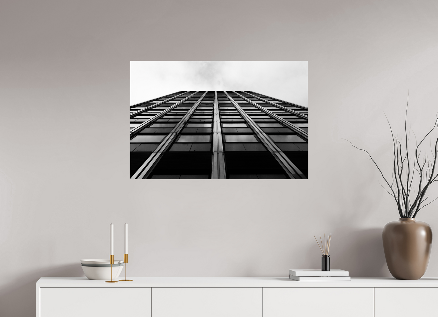 Grid IV - Schwarzweiß-Architekturfotografie - Hochwertiger Abzug in Galeriequalität