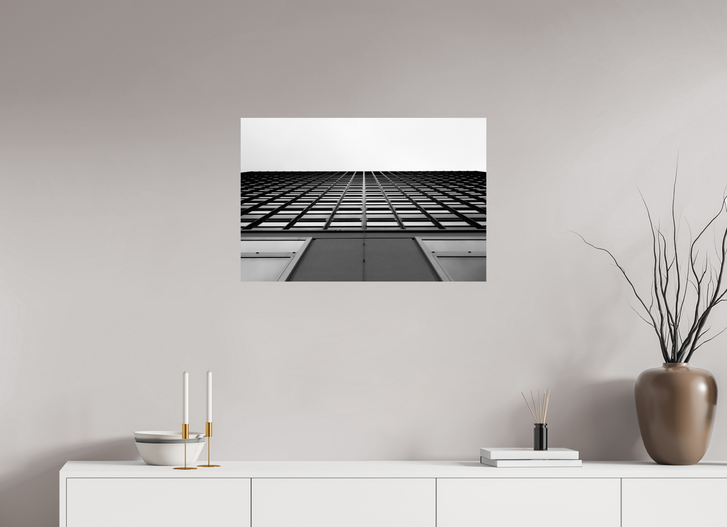 Grid II - Schwarzweiß-Architekturfotografie - Hochwertiger Abzug in Galeriequalität