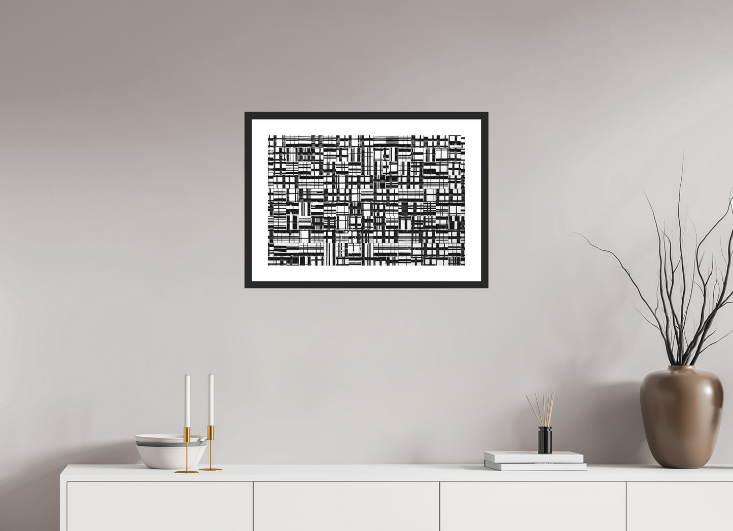 Chaos - Abstrakte Schwarzweiß-Fotografie - Hochwertiger Abzug in Galeriequalität