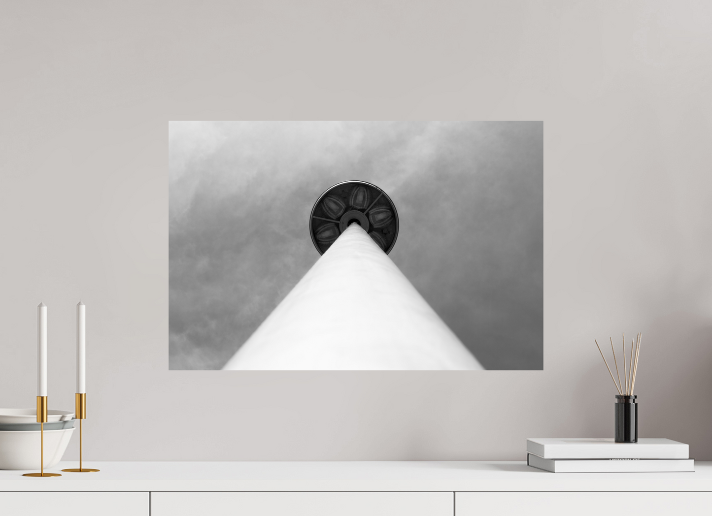 Nail - Abstrakte Schwarzweiß-Fotografie, Naheinstellung - Hochwertiger Abzug in Galeriequalität