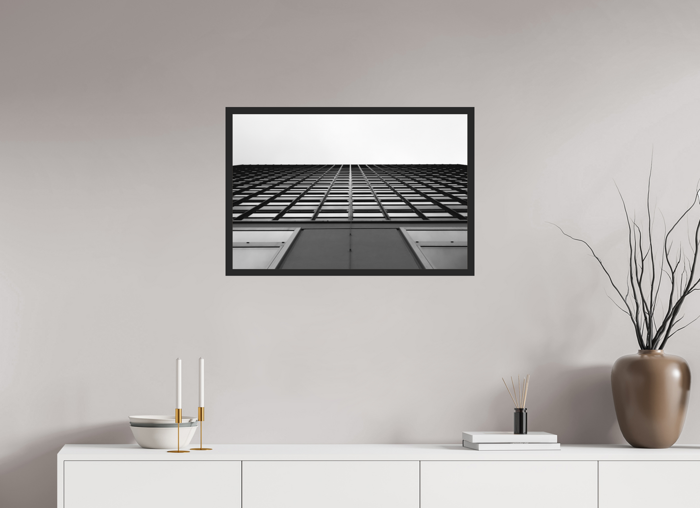 Grid II - Schwarzweiß-Architekturfotografie - Hochwertiger Abzug in Galeriequalität