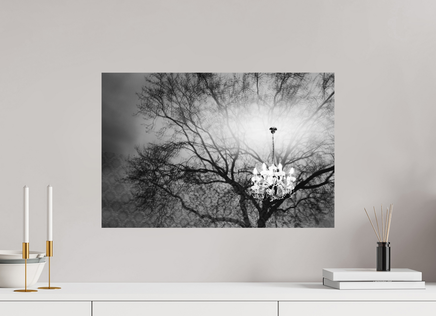 Illusion - Abstrakte Schwarzweiß-Fotografie - Hochwertiger Abzug in Galeriequalität