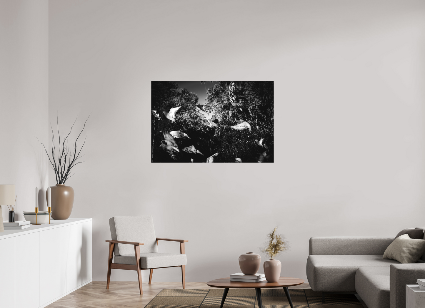 Poultry - Schwarzweiß-Tierfotografie - Hochwertiger Abzug in Galeriequalität
