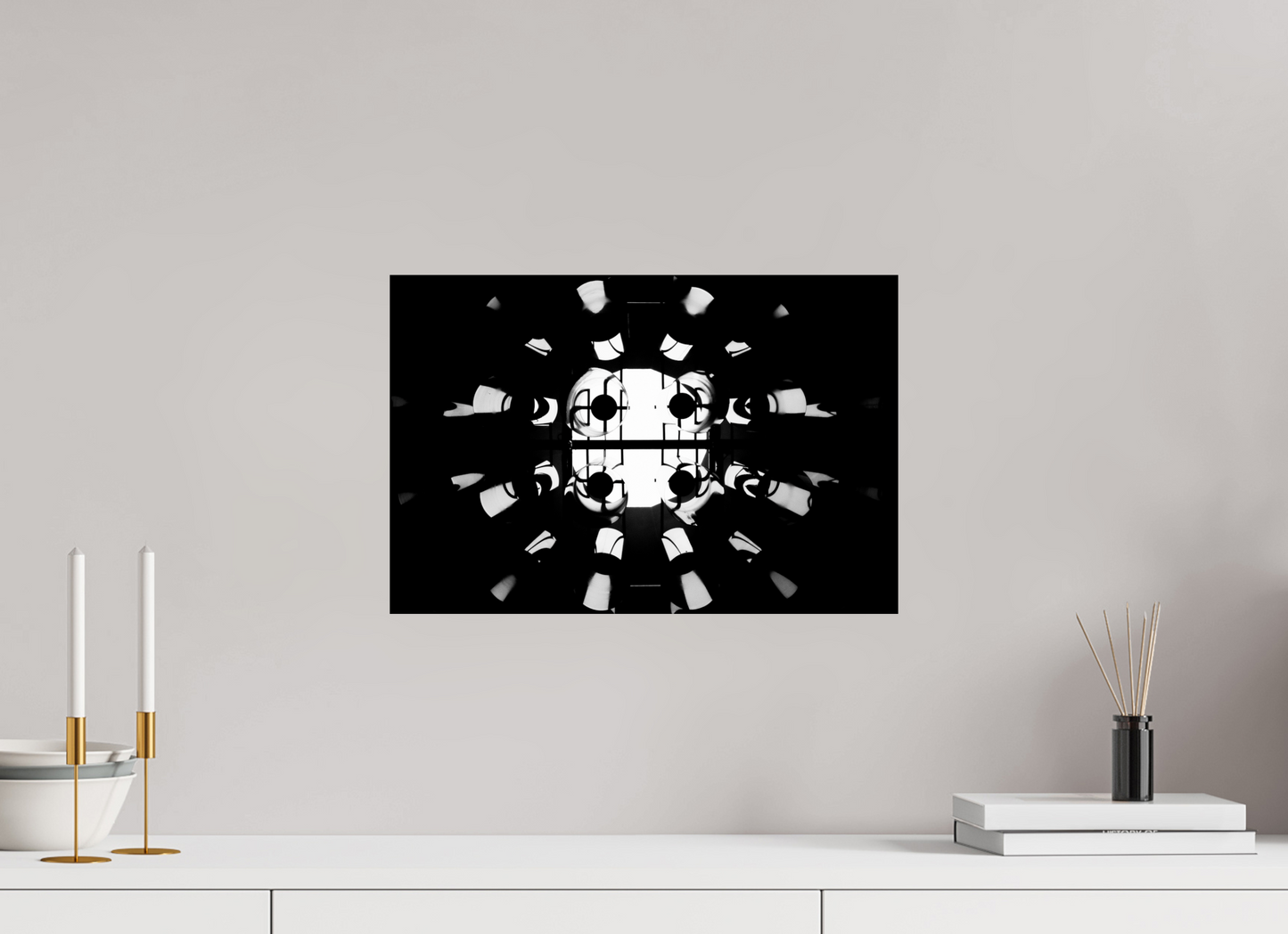 Core - Abstrakte Schwarzweiß-Fotografie - Hochwertiger Abzug in Galeriequalität