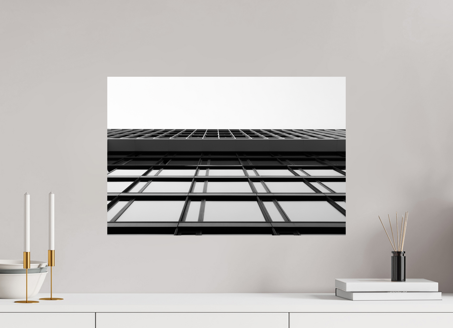 Grid VI - Schwarzweiß-Architekturfotografie - Hochwertiger Abzug in Galeriequalität