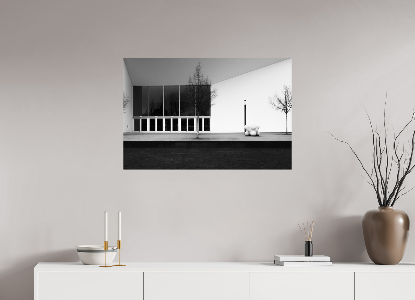 Vanishing - Schwarzweiß-Architekturfotografie - Hochwertiger Abzug in Galeriequalität