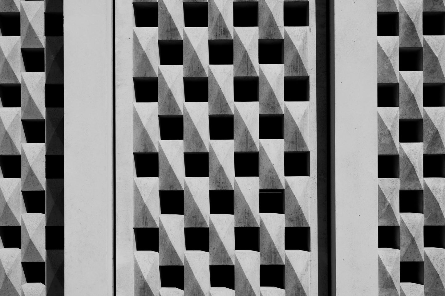 Waffle - Abstrakte Schwarzweiß-Fotografie - Instant High-Res Download
