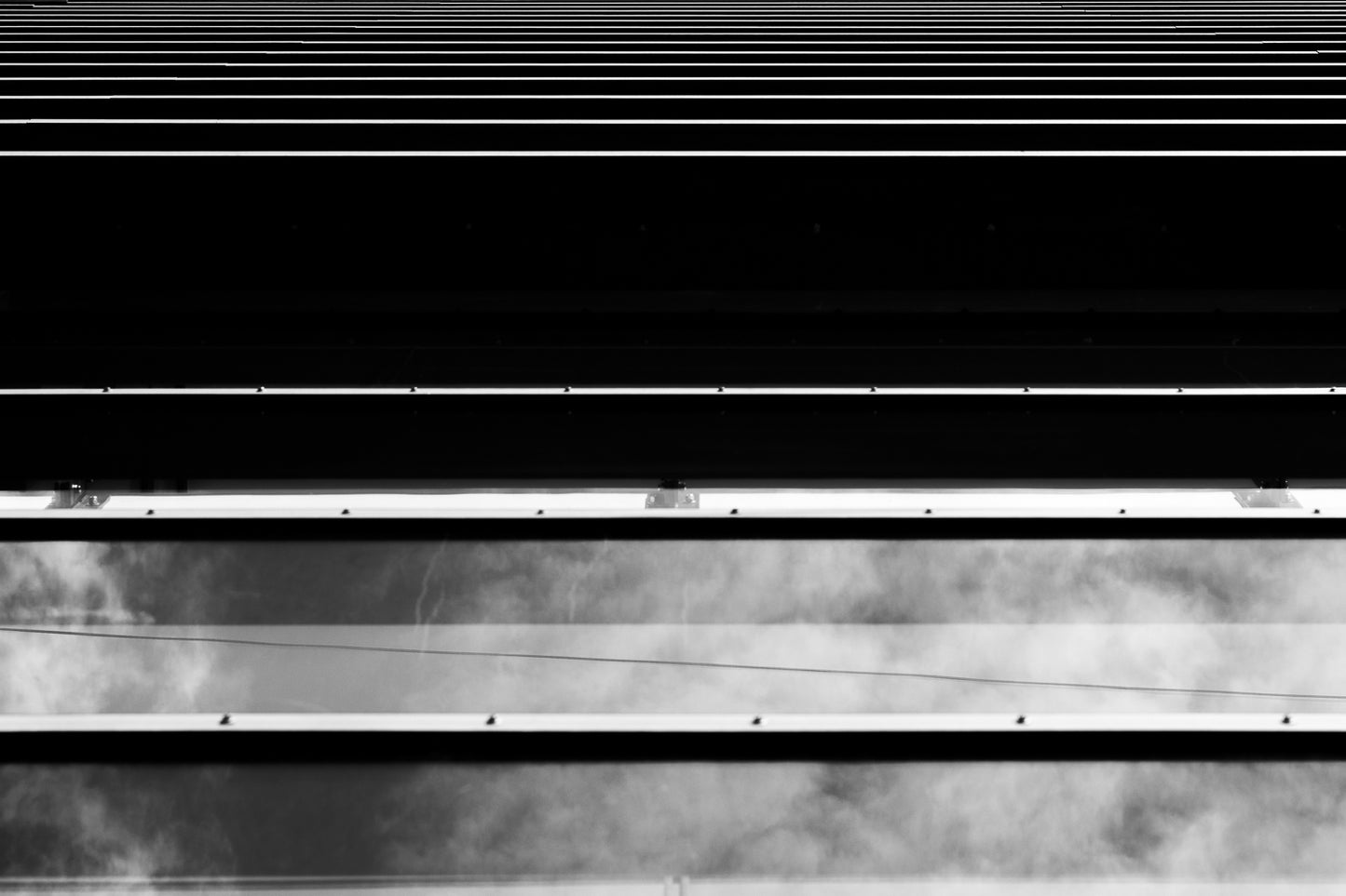 Ripple - Abstract Black and White Architectural Photography - Instant High-Res Download
