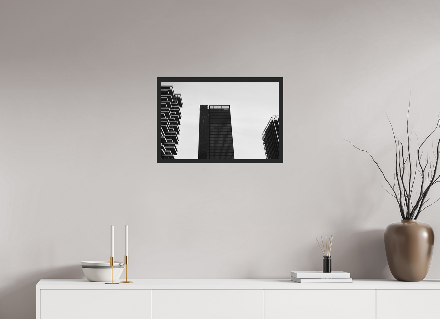 Trium - Black and White Architectural Fine Art Photography - High-Quality Print