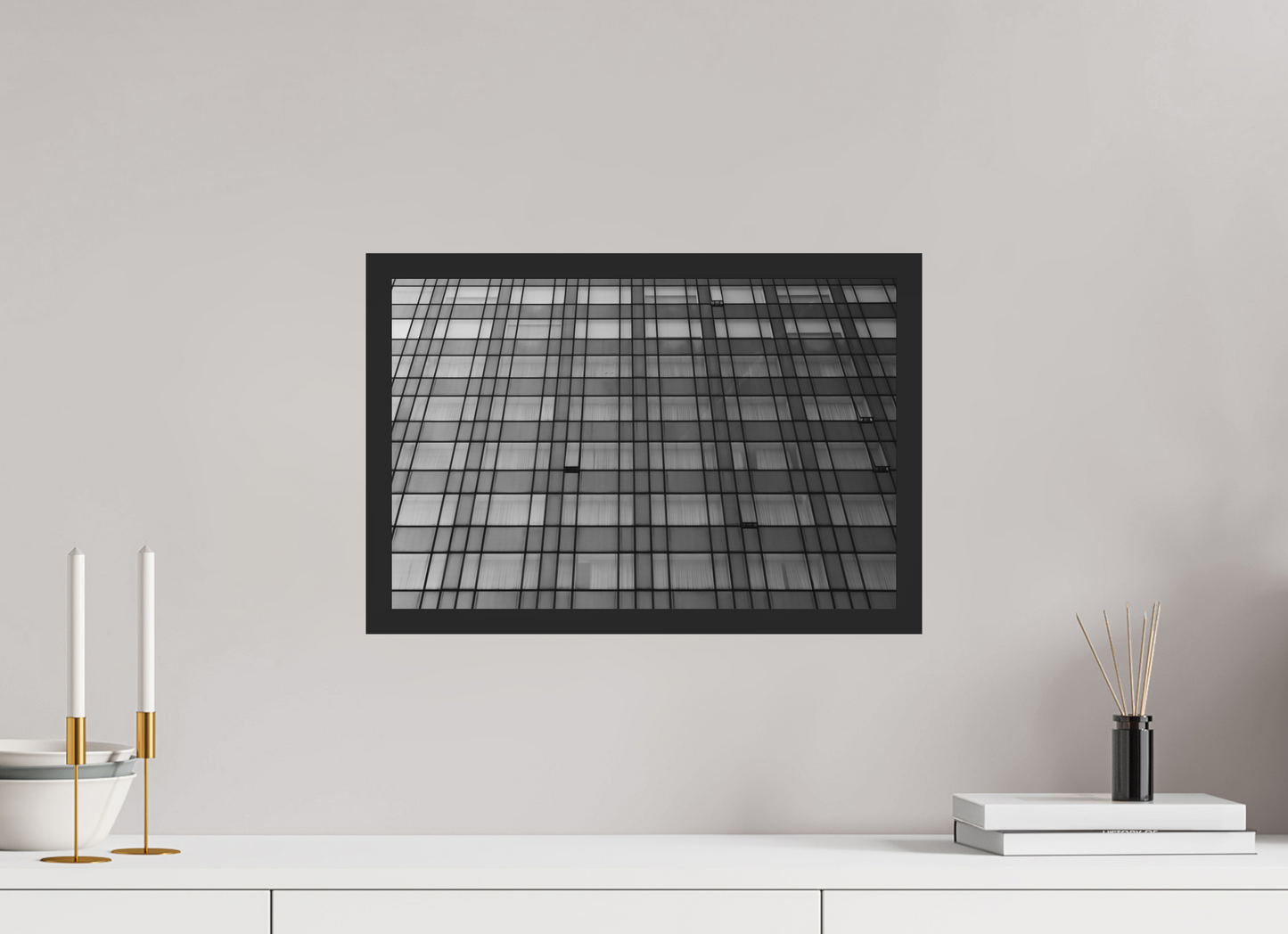 Grid VII - Schwarzweiß-Architekturfotografie - Hochwertiger Abzug in Galeriequalität