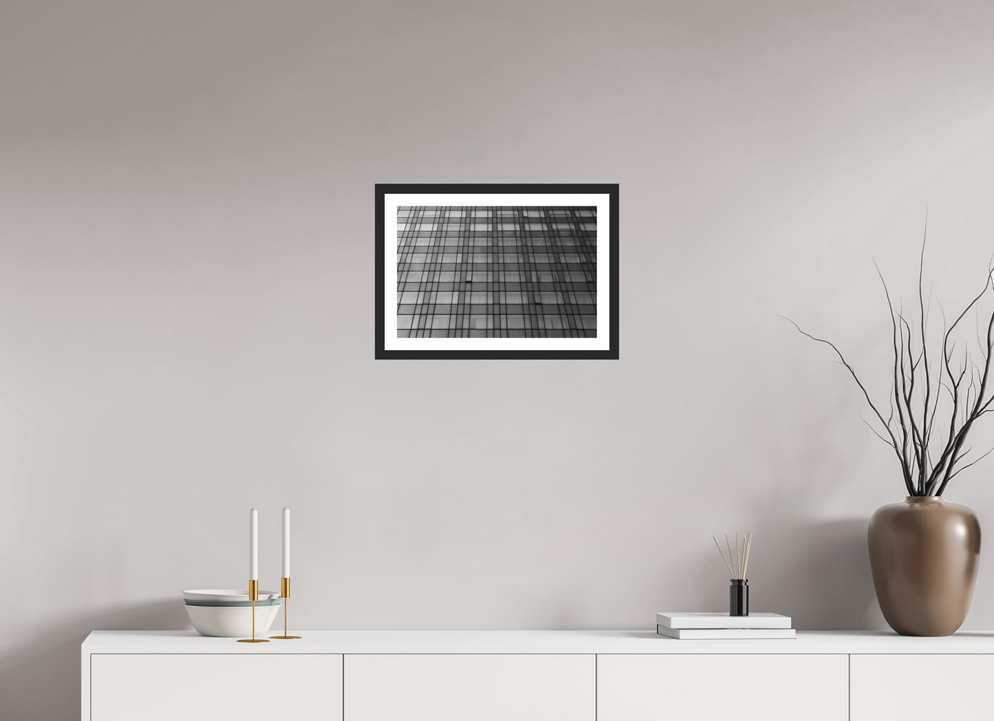 Grid VII - Schwarzweiß-Architekturfotografie - Hochwertiger Abzug in Galeriequalität