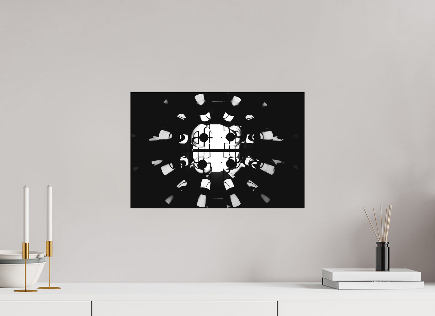 Core - Abstrakte Schwarzweiß-Fotografie - Hochwertiger Abzug in Galeriequalität