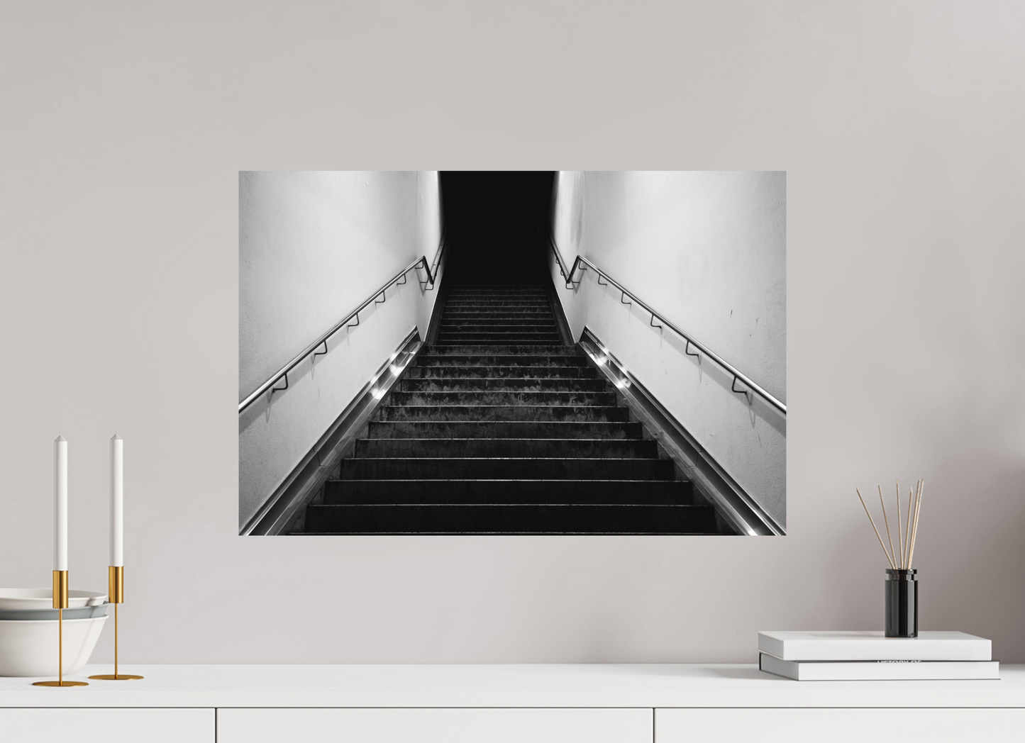 Abyss - Schwarzweiß-Nachtfotografie - Hochwertiger Abzug in Galeriequalität