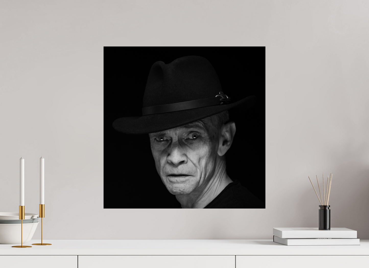 Showdown - Schwarzweiß-Fotografie, Portrait - Hochwertiger Abzug in Galeriequalität