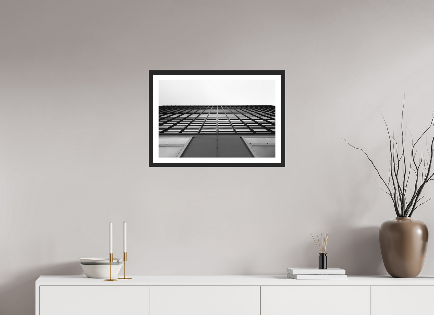 Grid II - Schwarzweiß-Architekturfotografie - Hochwertiger Abzug in Galeriequalität