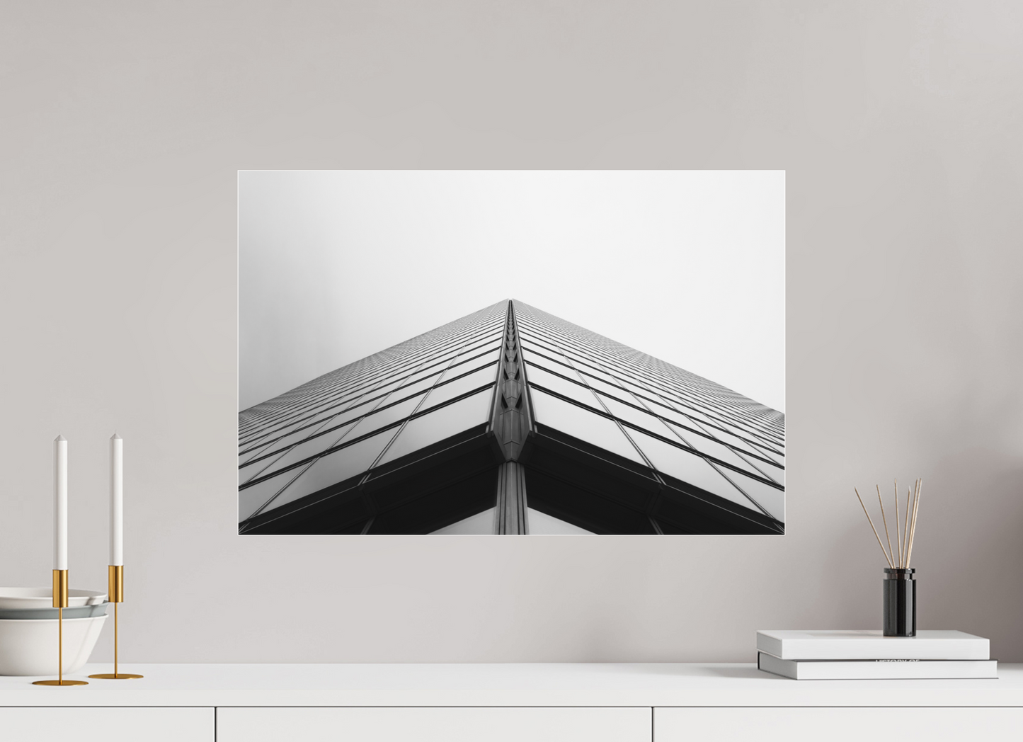 Peak - Schwarzweiß-Architekturfotografie - Hochwertiger Abzug in Galeriequalität