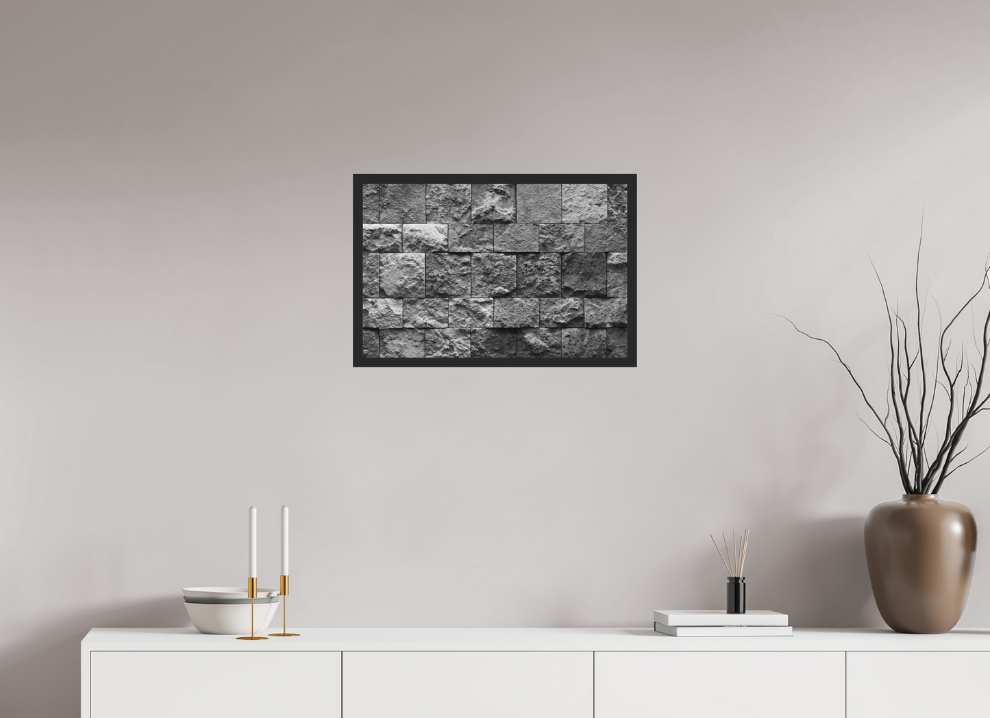 60 x 40 cm, Ilford on Aluminium behind Acrylic Glass, Framed Misalignment - Abstrakte Schwarzweiß-Fotokunst - Hochwertiger Abzug in Galeriequalität