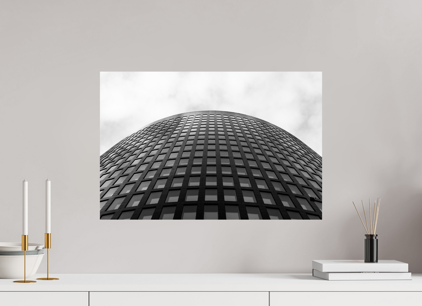 Barrel II - Schwarzweiß-Architekturfotografie - Hochwertiger Abzug in Galeriequalität