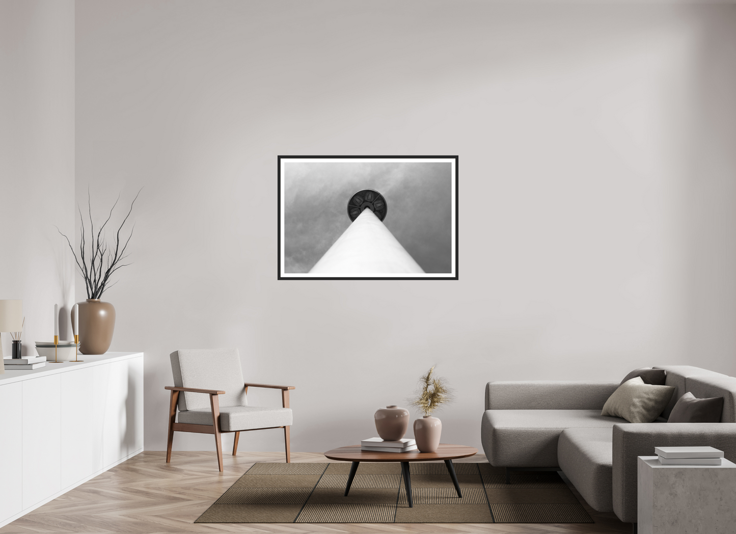 Nail - Abstrakte Schwarzweiß-Fotografie, Naheinstellung - Hochwertiger Abzug in Galeriequalität