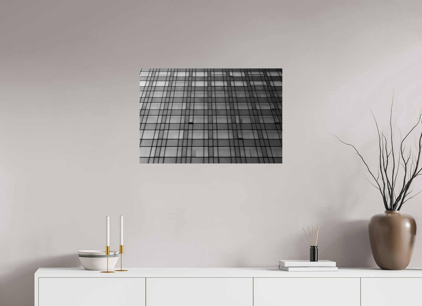Grid VII - Schwarzweiß-Architekturfotografie - Hochwertiger Abzug in Galeriequalität