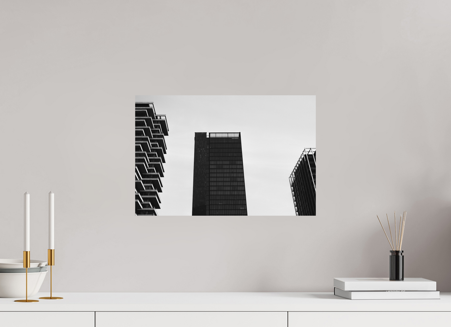 Trium - Black and White Architectural Fine Art Photography - High-Quality Print