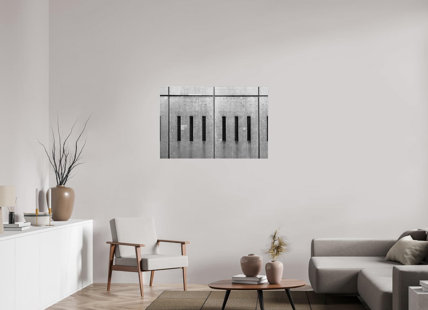 105 x 70 cm, Ilford on Aluminium Sixish - Schwarzweiß-Fotokunst - Hochwertiger Abzug