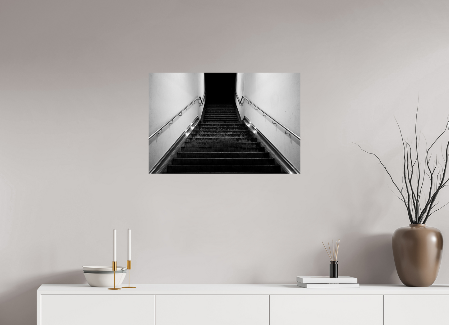 Abyss - Schwarzweiß-Nachtfotografie - Hochwertiger Abzug in Galeriequalität