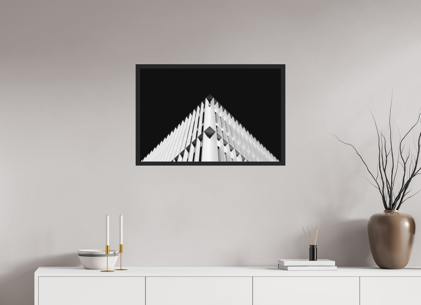 Radiator - Schwarzweiß-Architekturfotografie - Hochwertiger Abzug in Galeriequalität
