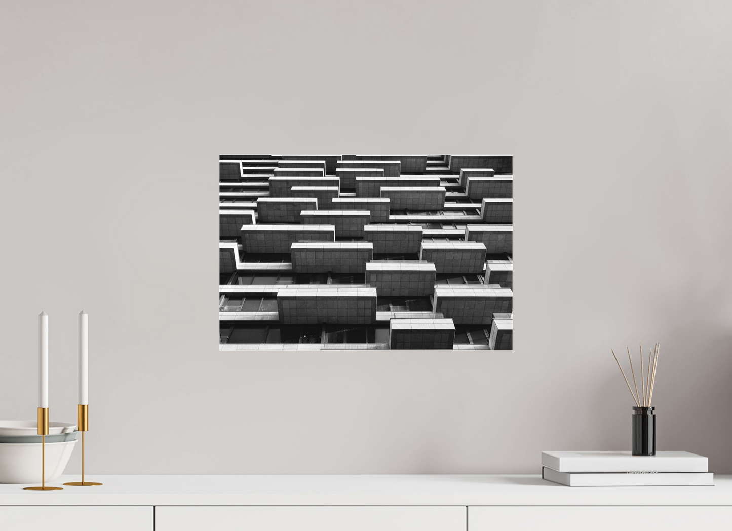 Maze II - Schwarzweiß-Architekturfotografie - Hochwertiger Abzug in Galeriequalität