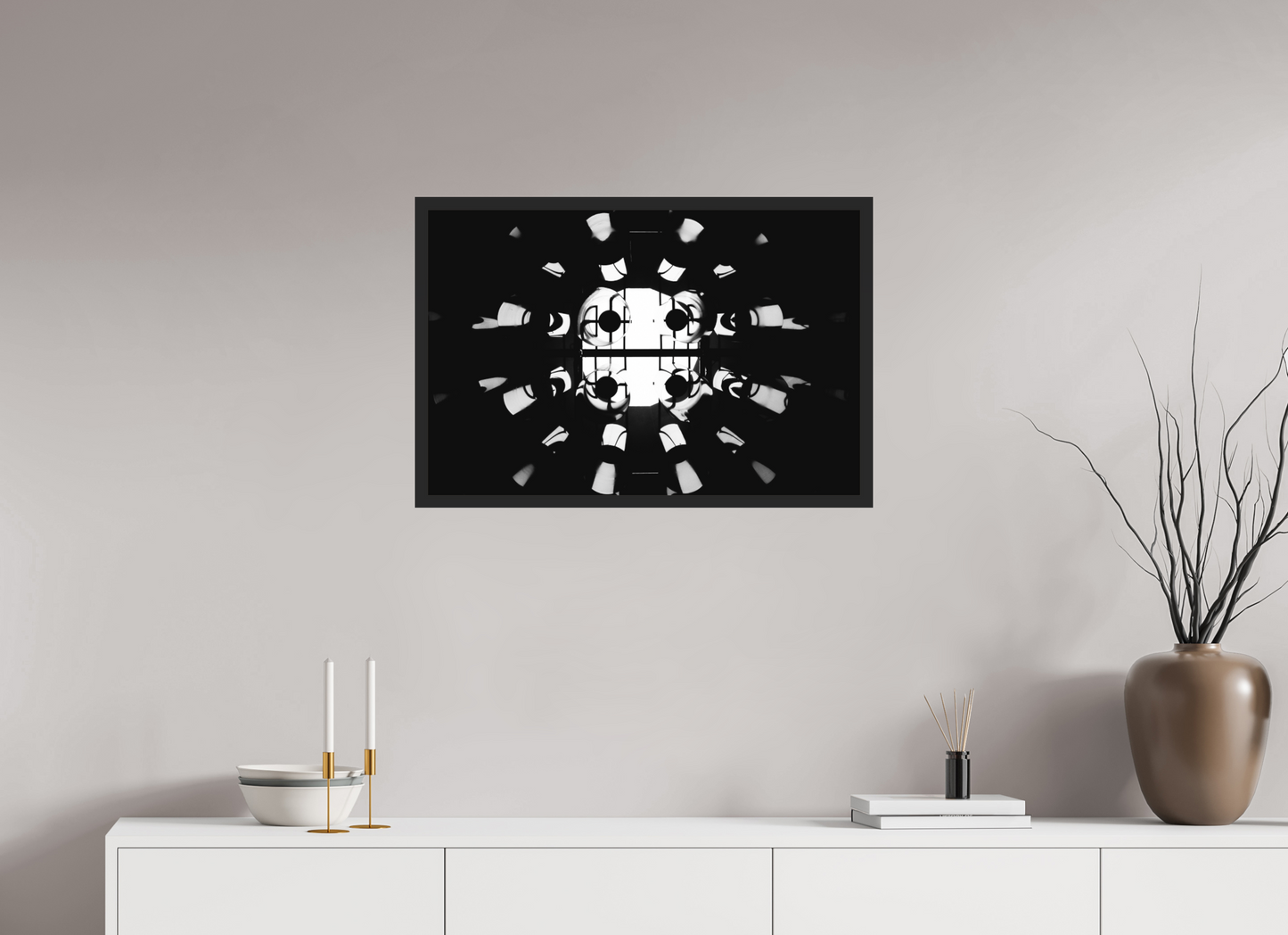 Core - Abstrakte Schwarzweiß-Fotografie - Hochwertiger Abzug in Galeriequalität