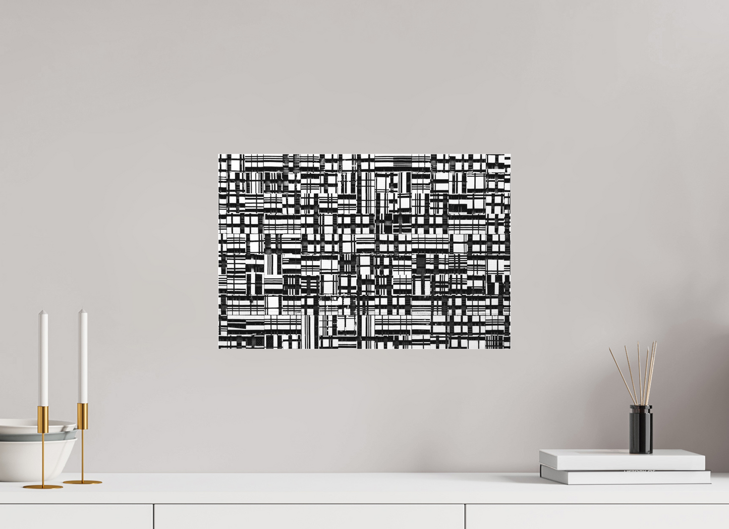 Chaos - Abstrakte Schwarzweiß-Fotografie - Hochwertiger Abzug in Galeriequalität