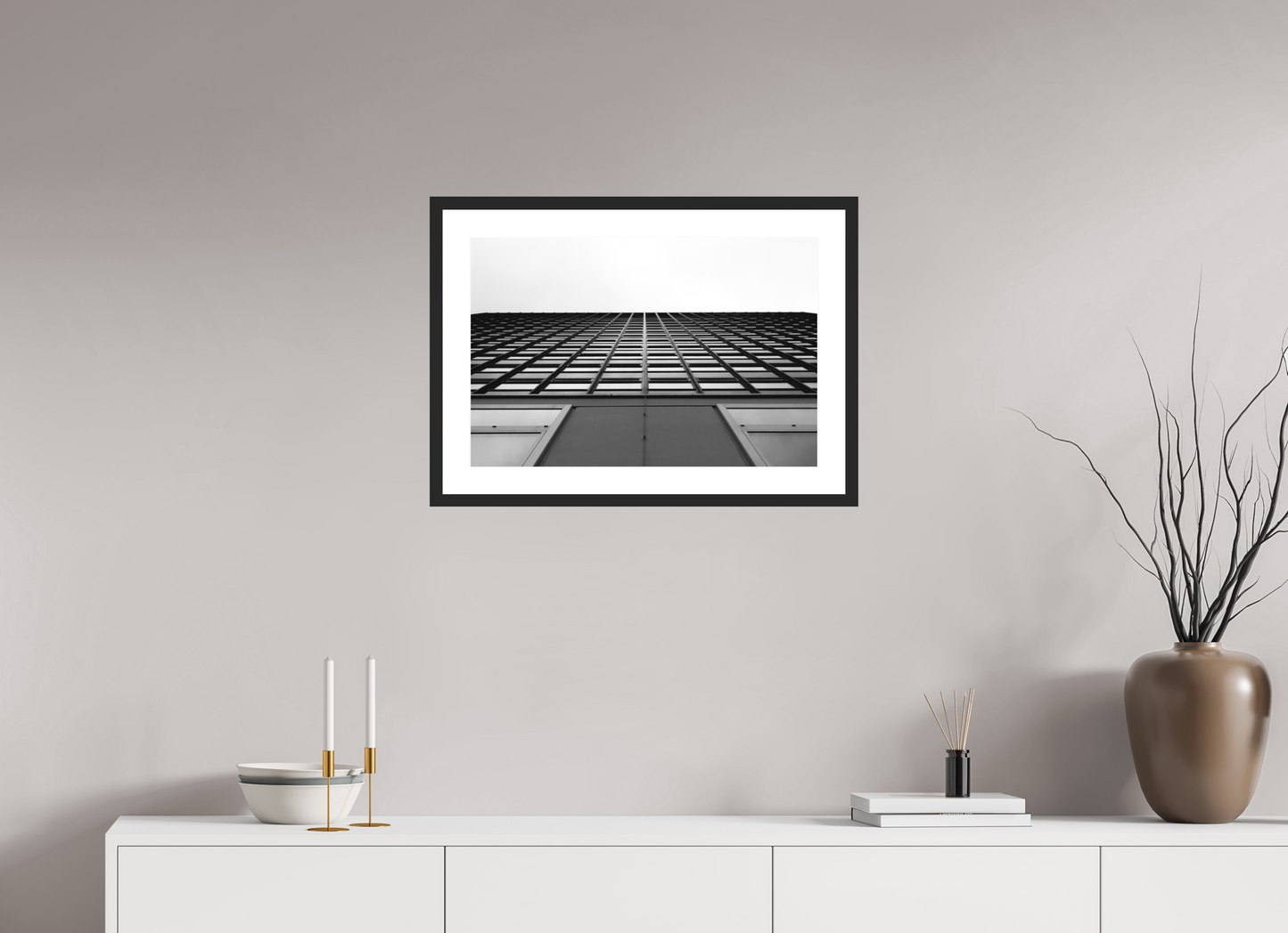 Grid II - Schwarzweiß-Architekturfotografie - Hochwertiger Abzug in Galeriequalität