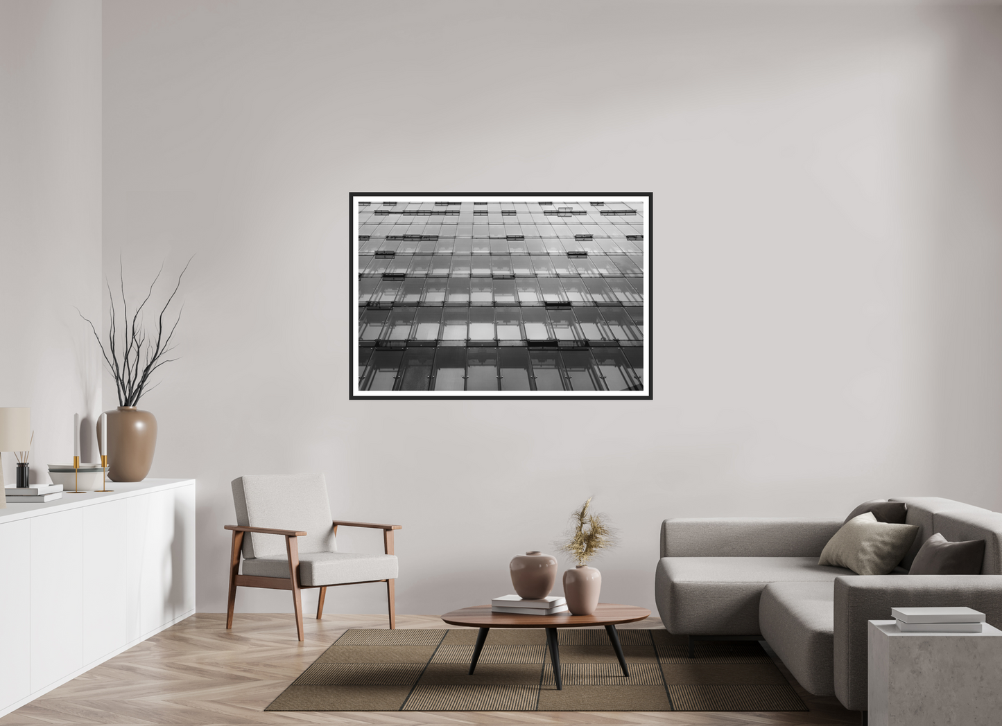 Airbrakes - Schwarzweiß-Architekturfotografie - Hochwertiger Abzug in Galeriequalität