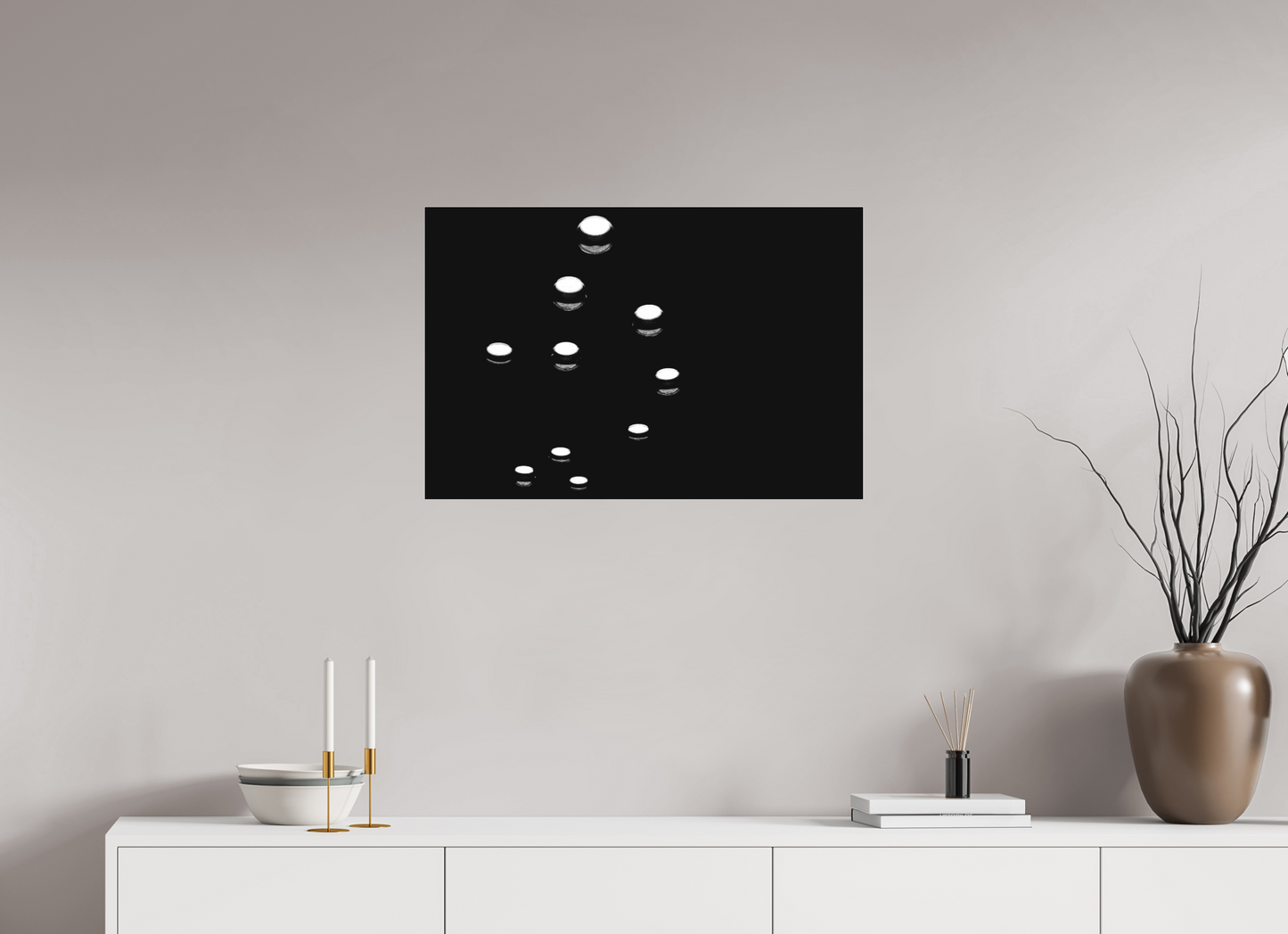 Fleet - Abstrakte Schwarzweiß-Fotografie - Hochwertiger Abzug in Galeriequalität