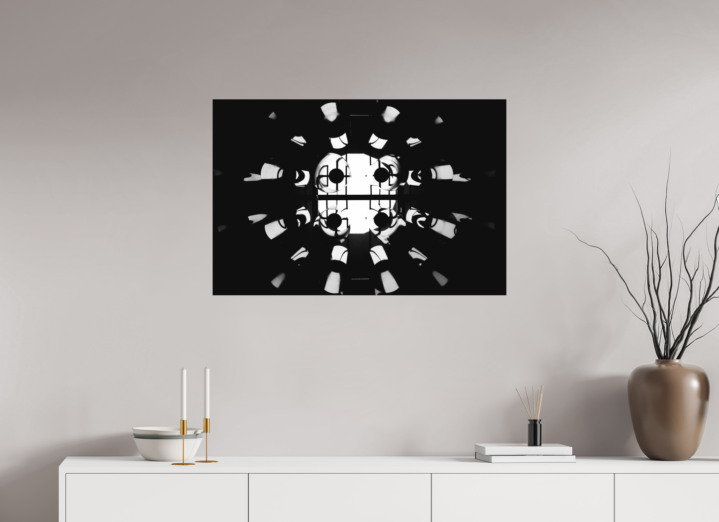 Core - Abstrakte Schwarzweiß-Fotografie - Hochwertiger Abzug in Galeriequalität