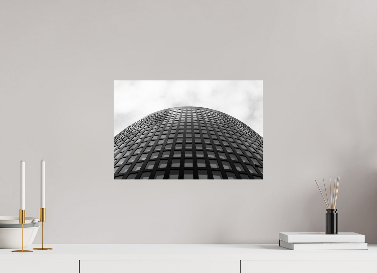 Barrel II - Schwarzweiß-Architekturfotografie - Hochwertiger Abzug in Galeriequalität