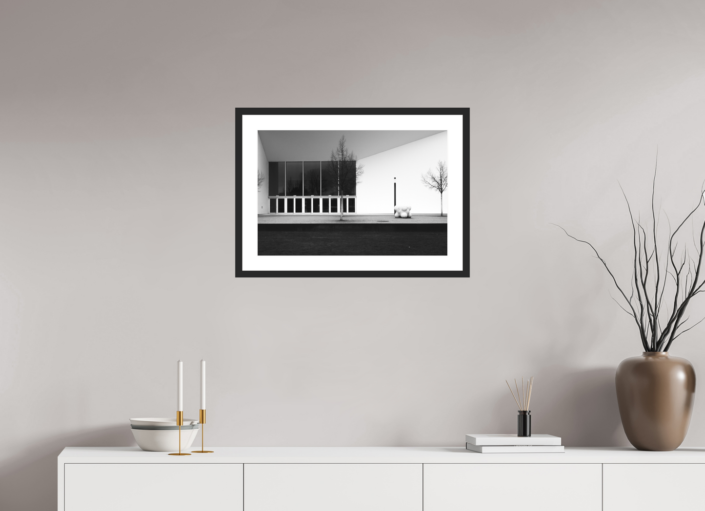 Vanishing - Schwarzweiß-Architekturfotografie - Hochwertiger Abzug in Galeriequalität